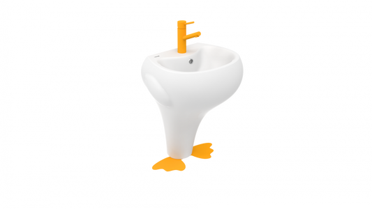 Ducky servant i barnestørrelse
