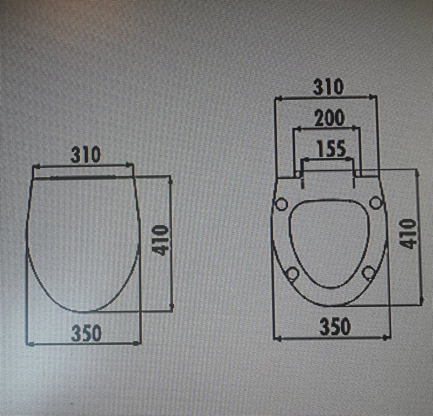 SEDEF gulvstående dusj-/spyletoalett